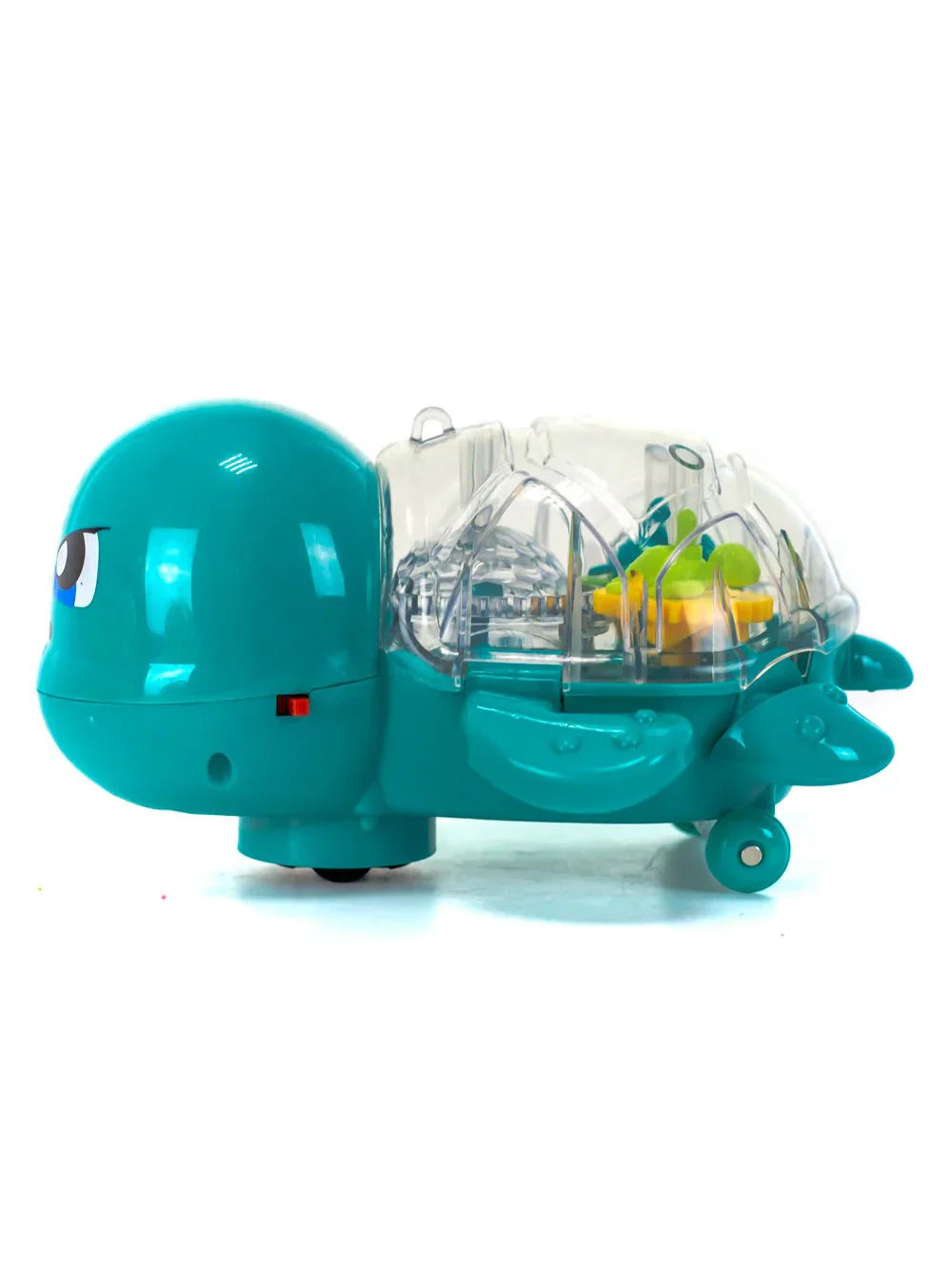 Cute Turtle Toy - Transparent Light-Up Walking Toy for Kids