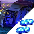 Interior Car Lights 7 Colors LED  (Pack of 2)