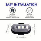Interior Car Lights 7 Colors LED  (Pack of 2)