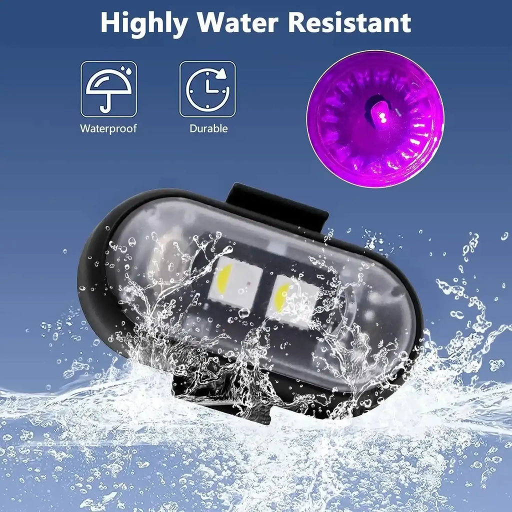 Interior Car Lights 7 Colors LED  (Pack of 2)