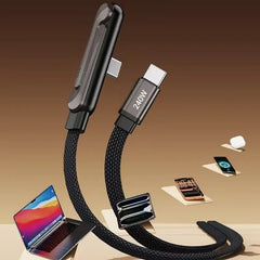 2-in-1 Fast Charging Cable + Stand ( 240W )