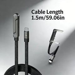2-in-1 Fast Charging Cable + Stand ( 240W )