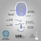 2 in 1 Rechargeable Mosquito Racket