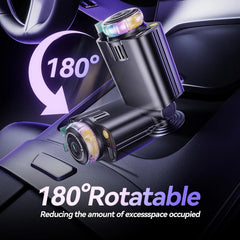 5 in 1 Retractable Fast Car Charger with Starlight & Aromatherapy